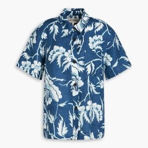 Mara Hoffman Otto Hemp Camp Shirt NWT Size L